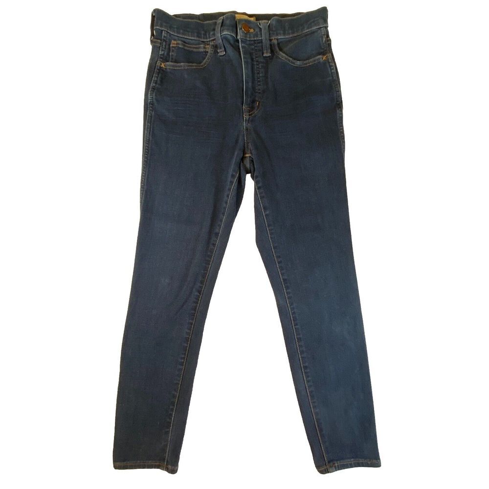 Madewell Jeans Sz 27 Womens Road Tripper Jeggings Medium Wash Blue Denim Stretch